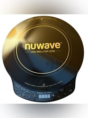 NuWave Precision Pic Gold Induction Portable Cooktop Kitchen Cooking Frying
